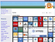 Tablet Screenshot of lincolnlionsroar.wikispaces.com