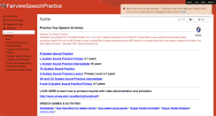 Desktop Screenshot of fairviewspeechpractice.wikispaces.com