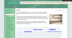 Desktop Screenshot of classicalmusictoday.wikispaces.com