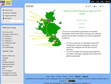 Tablet Screenshot of gbi-ict-cluster.wikispaces.com