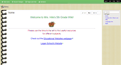 Desktop Screenshot of hite5.wikispaces.com