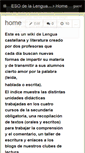 Mobile Screenshot of lenguaeso.wikispaces.com