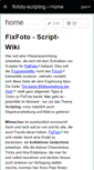Mobile Screenshot of fixfoto-scripting.wikispaces.com