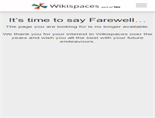 Tablet Screenshot of bobclarkswiki.wikispaces.com