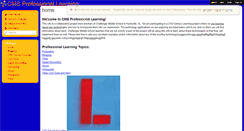 Desktop Screenshot of cmsprofessionallearning.wikispaces.com