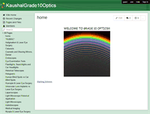 Tablet Screenshot of kaushalgrade10optics.wikispaces.com