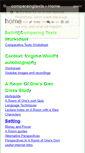 Mobile Screenshot of comparaingtexts.wikispaces.com