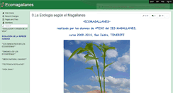 Desktop Screenshot of ecomagallanes.wikispaces.com