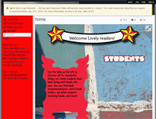 Tablet Screenshot of livelyreads.wikispaces.com