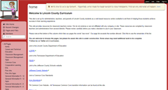 Desktop Screenshot of lccurriculum.wikispaces.com
