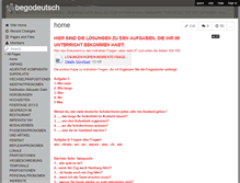 Tablet Screenshot of begodeutsch.wikispaces.com