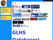 Tablet Screenshot of glhsdatabases.wikispaces.com