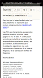 Mobile Screenshot of emprendimientosena52.wikispaces.com