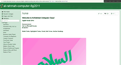 Desktop Screenshot of al-rahmah-computer-8g2011.wikispaces.com