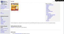 Desktop Screenshot of cffscience.wikispaces.com