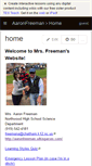 Mobile Screenshot of aaronfreeman.wikispaces.com