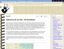 Tablet Screenshot of konflikter.wikispaces.com