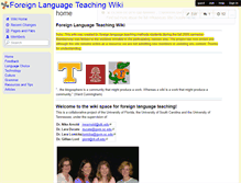 Tablet Screenshot of flteaching.wikispaces.com
