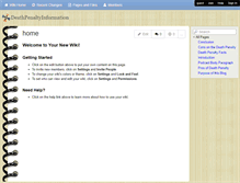 Tablet Screenshot of deathpenaltyinformation.wikispaces.com