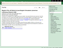 Tablet Screenshot of crobertshighschoolenglish.wikispaces.com