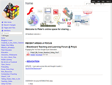 Tablet Screenshot of elearning-polyu.wikispaces.com
