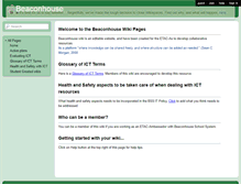 Tablet Screenshot of beaconhouse.wikispaces.com
