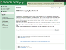 Tablet Screenshot of edexcelgcsegeog.wikispaces.com