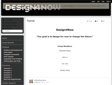 Tablet Screenshot of design4now.wikispaces.com