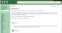 Desktop Screenshot of blogtweetcook.wikispaces.com