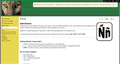 Desktop Screenshot of clases-de-espanol.wikispaces.com