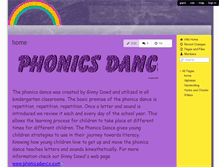 Tablet Screenshot of edgephonicsdance.wikispaces.com