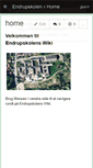 Mobile Screenshot of endrupskolen.wikispaces.com