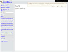 Tablet Screenshot of jsundeen.wikispaces.com