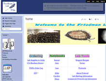 Tablet Screenshot of friedmanlabuw.wikispaces.com