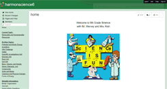 Desktop Screenshot of harmonscience6.wikispaces.com