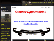 Tablet Screenshot of gwhscollege.wikispaces.com