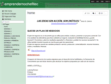 Tablet Screenshot of emprendernochefitec.wikispaces.com