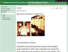 Tablet Screenshot of interpersonal-dynamics-in-a-simulated-prison.wikispaces.com