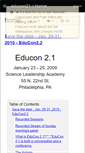 Mobile Screenshot of educon21.wikispaces.com