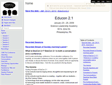 Tablet Screenshot of educon21.wikispaces.com