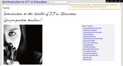 Desktop Screenshot of introtoictineducation.wikispaces.com