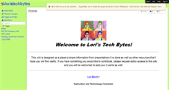 Desktop Screenshot of loristechbytes.wikispaces.com