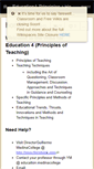 Mobile Screenshot of education4-principles.wikispaces.com