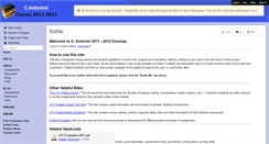 Desktop Screenshot of antonini.wikispaces.com