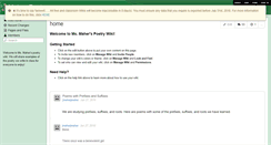 Desktop Screenshot of maher-poetry.wikispaces.com