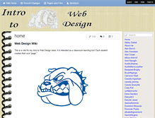 Tablet Screenshot of ghswebdesign.wikispaces.com
