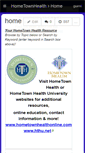 Mobile Screenshot of hometownhealth.wikispaces.com