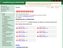 Tablet Screenshot of estadisticayprobabilidad.wikispaces.com