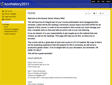 Tablet Screenshot of kcvihistory2011.wikispaces.com
