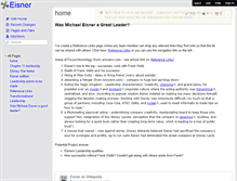Tablet Screenshot of eisner.wikispaces.com